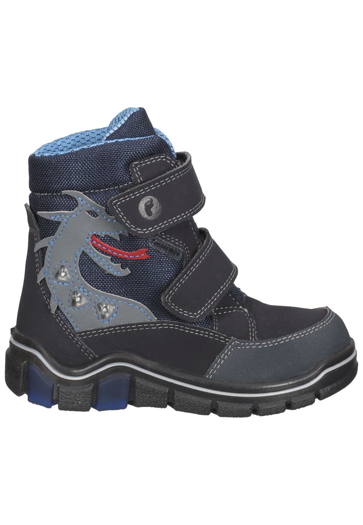 Ricosta Stiefel Lederimitat/Textil Ozean Warmfutter