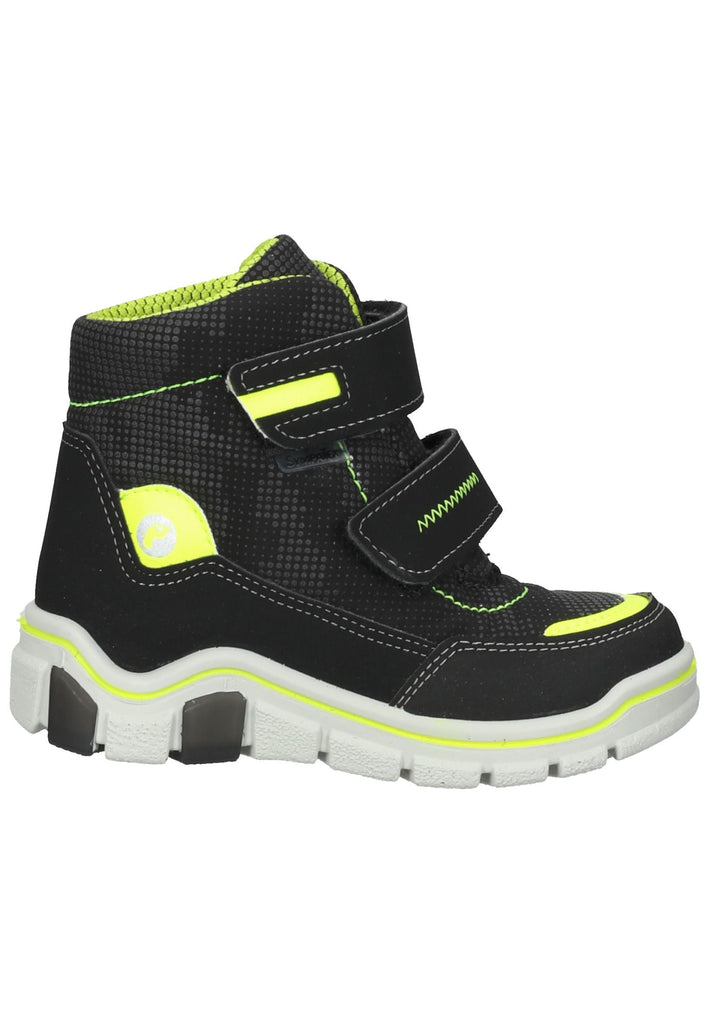 Ricosta Stiefel Lederimitat/Textil Schwarz Warmfutter