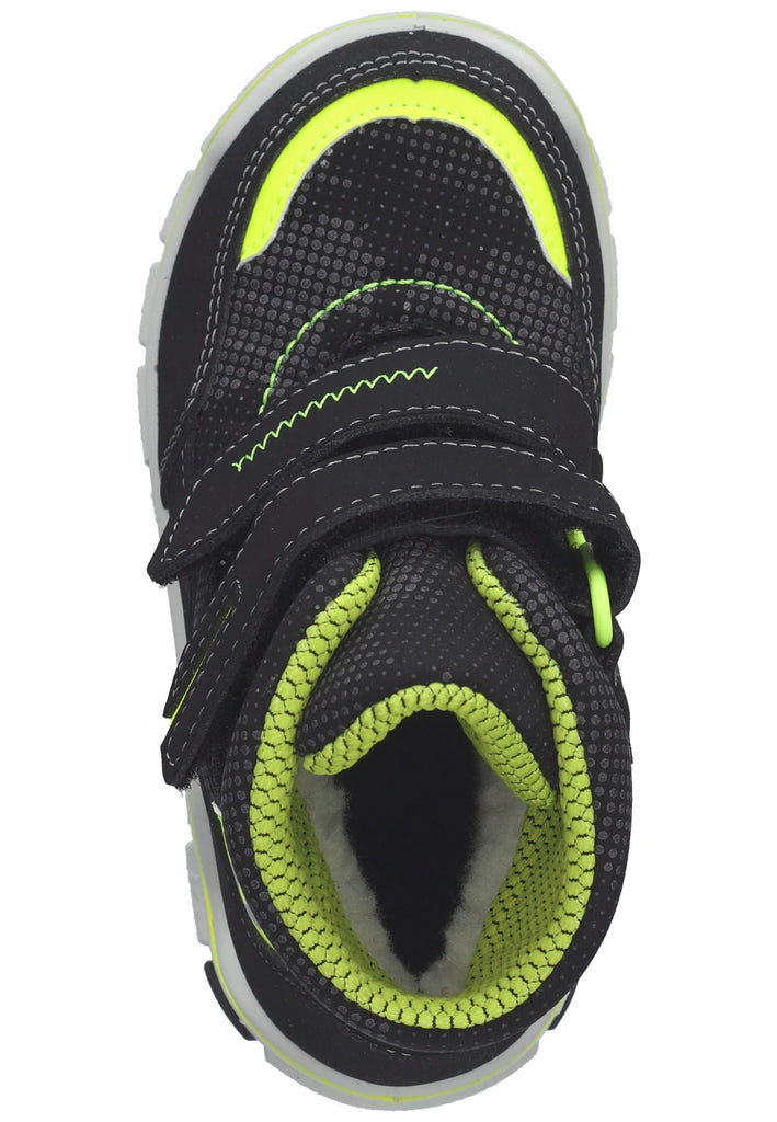 Ricosta Stiefel Lederimitat/Textil Schwarz Warmfutter