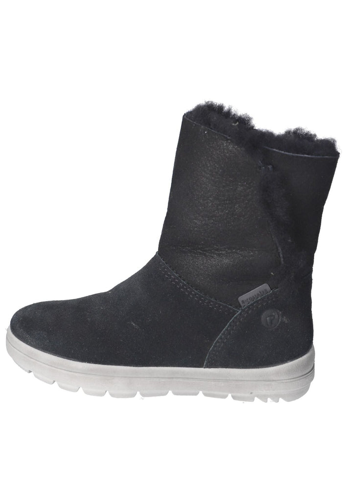 Stiefel Ricosta Stiefel Veloursleder Schwarz Warmfutter