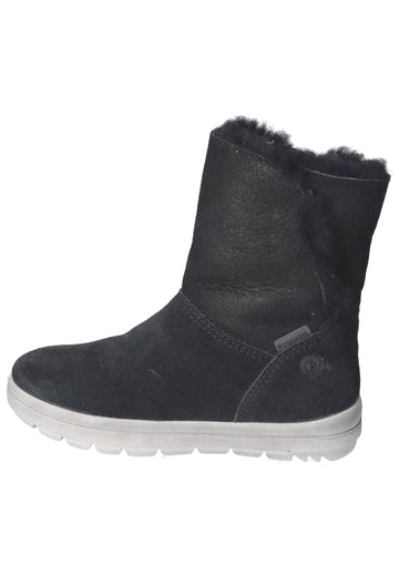 Stiefel Ricosta Stiefel Veloursleder Schwarz Warmfutter