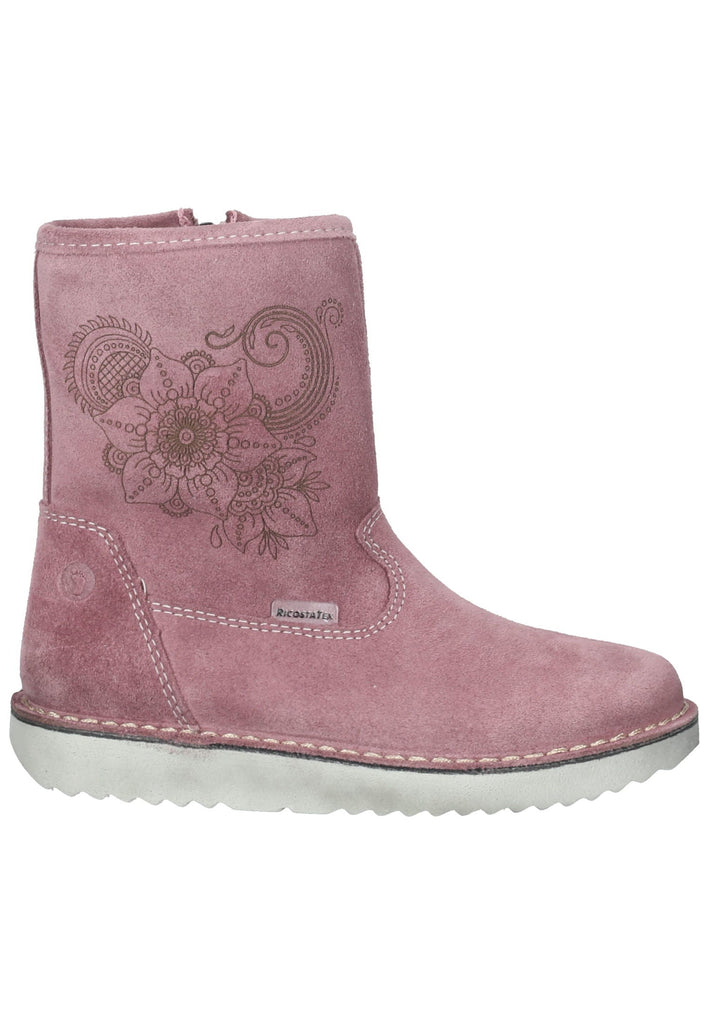 Ricosta Stiefel Veloursleder Rosa Warmfutter