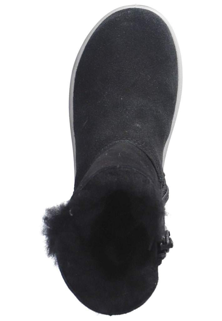 Ricosta Stiefel Veloursleder Schwarz Warmfutter