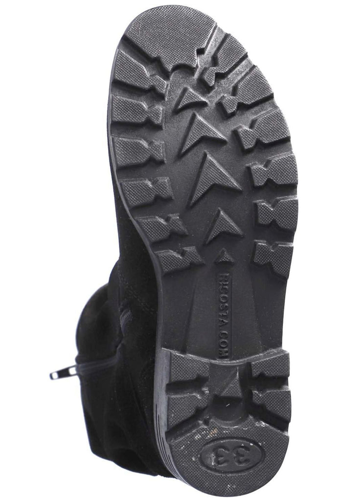 Ricosta Stiefel Veloursleder Schwarz Warmfutter