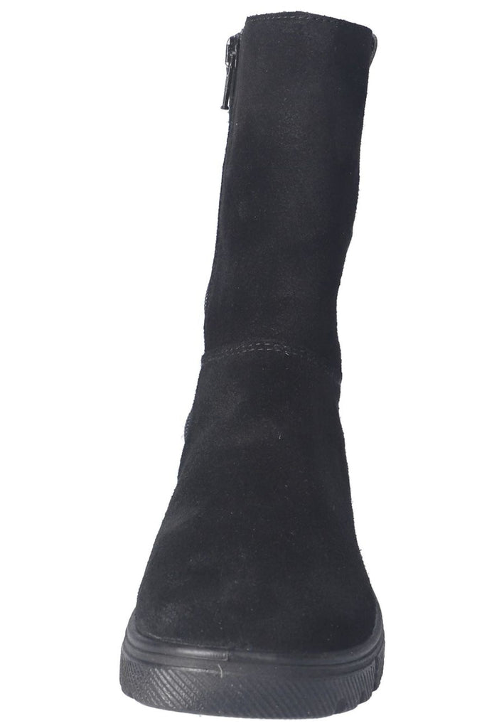 Ricosta Stiefel Veloursleder/Textil Schwarz Warmfutter