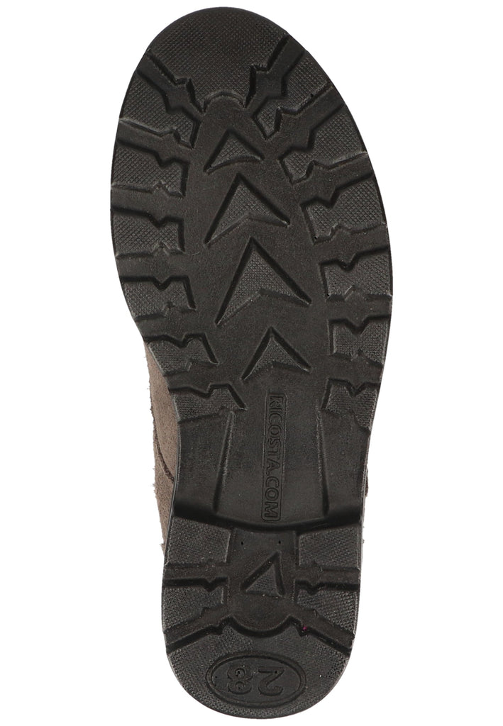 Ricosta Stiefelette Leder Hellgrau Warmfutter