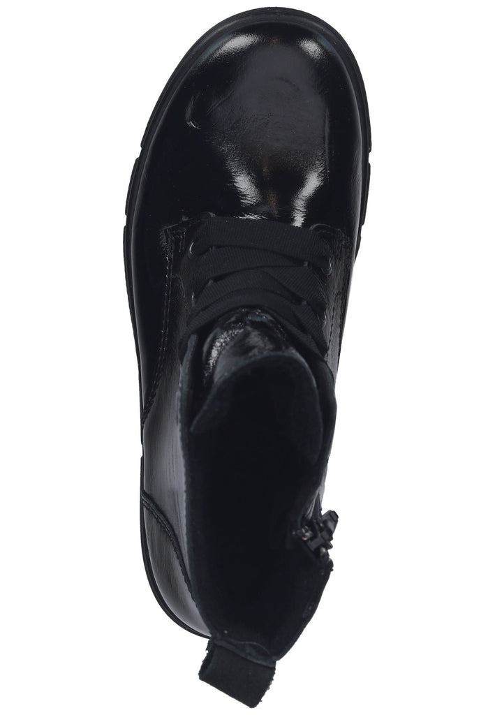Ricosta Stiefelette Leder Schwarz Lack