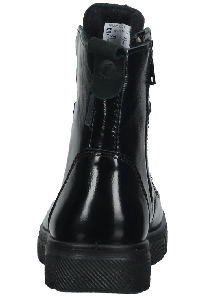 Ricosta Stiefelette Leder Schwarz Lack