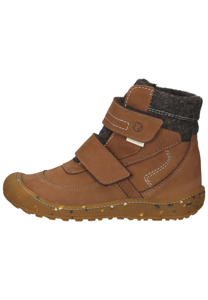 Ricosta Stiefelette Leder/Textil Curry Warmfutter