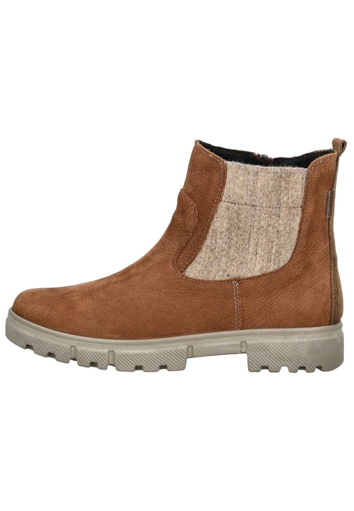 Ricosta Stiefelette Leder/Textil Curry Warmfutter