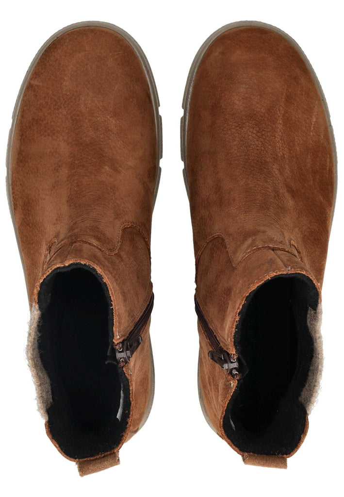 Ricosta Stiefelette Leder/Textil Curry Warmfutter