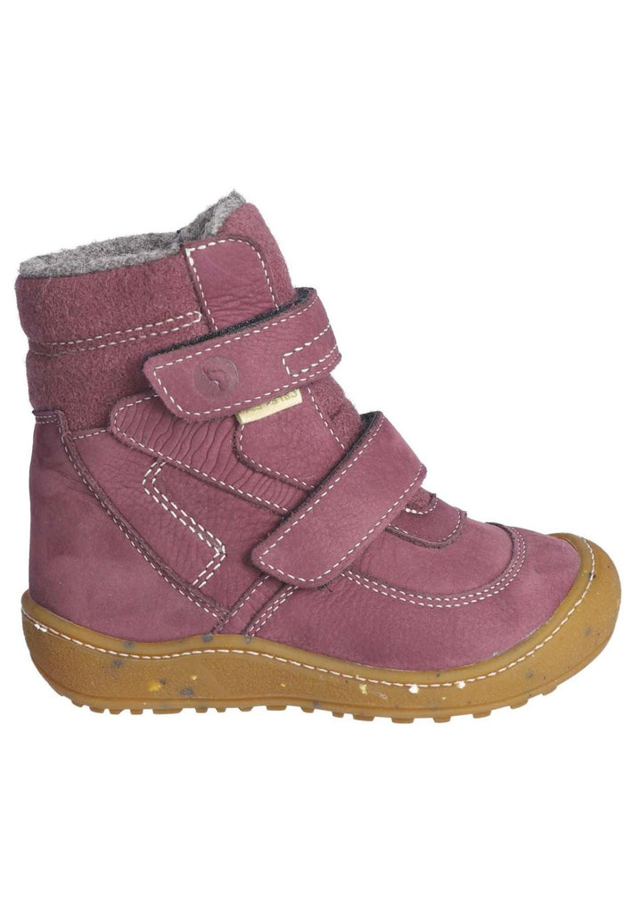 Ricosta Stiefelette Leder/Textil Pflaume Warmfutter
