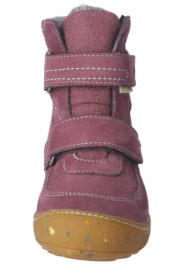 Ricosta Stiefelette Leder/Textil Pflaume Warmfutter
