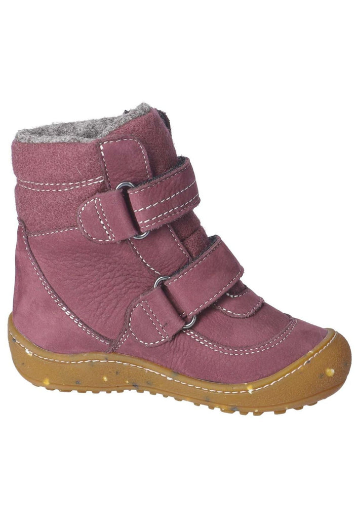 Ricosta Stiefelette Leder/Textil Pflaume Warmfutter