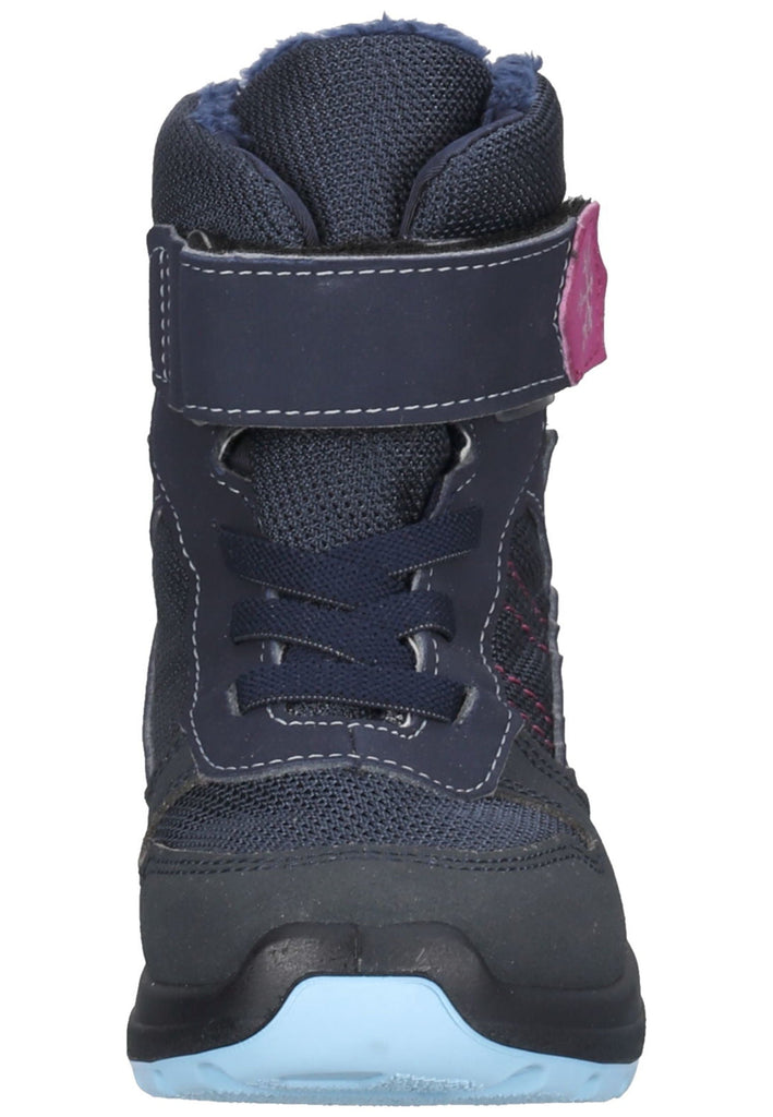 Ricosta Stiefelette Lederimitat Blau Warmfutter