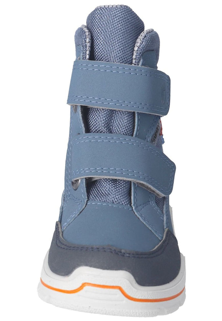 Ricosta Stiefelette Lederimitat/Textil Blau/Grau Warmfutter