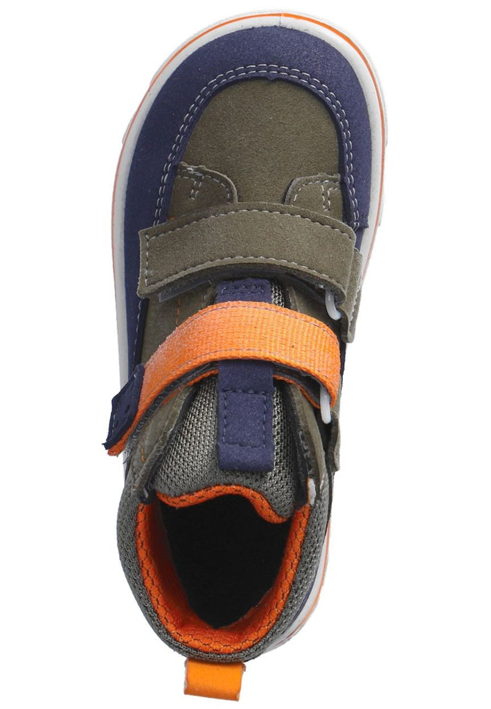 Ricosta Stiefelette Lederimitat/Textil Blau/Grün Warmfutter