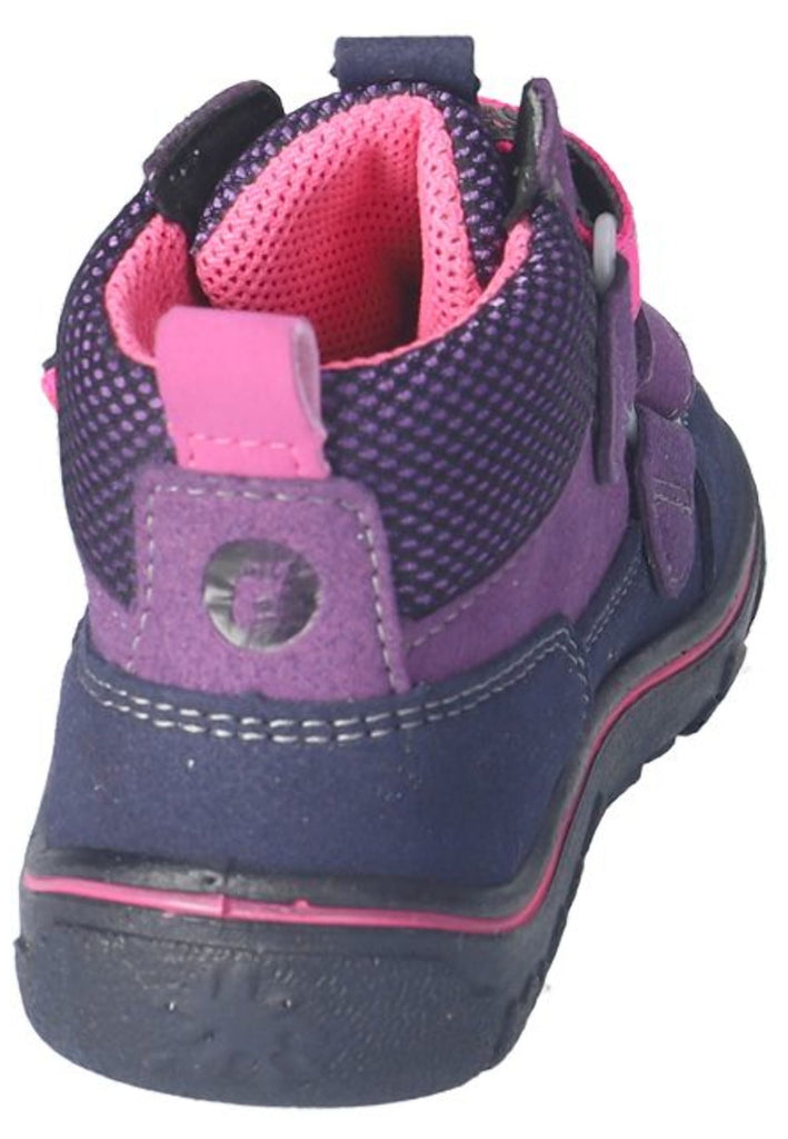 Ricosta Stiefelette Lederimitat/Textil Blau/Pink Warmfutter