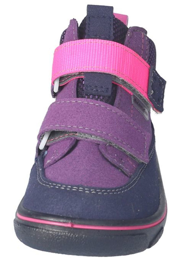 Ricosta Stiefelette Lederimitat/Textil Blau/Pink Warmfutter