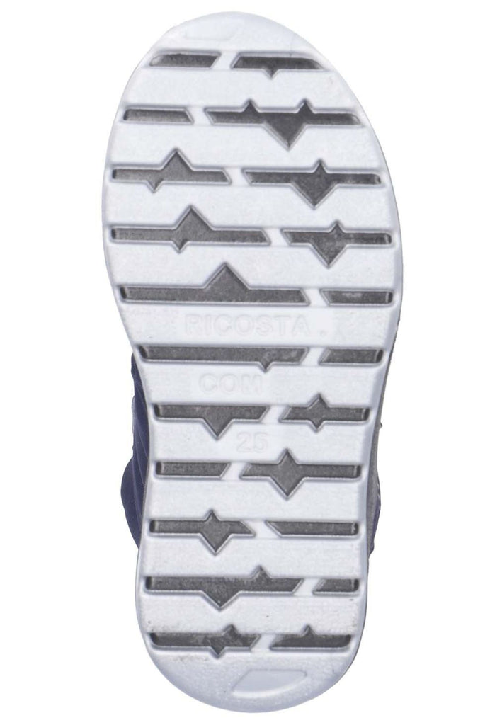 Ricosta Stiefelette Lederimitat/Textil Dunkelblau Warmfutter