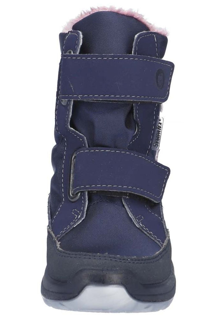 Ricosta Stiefelette Lederimitat/Textil Dunkelblau Warmfutter