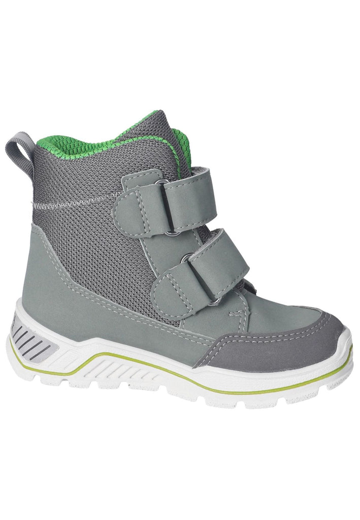 Ricosta Stiefelette Lederimitat/Textil Grau/Grün Warmfutter