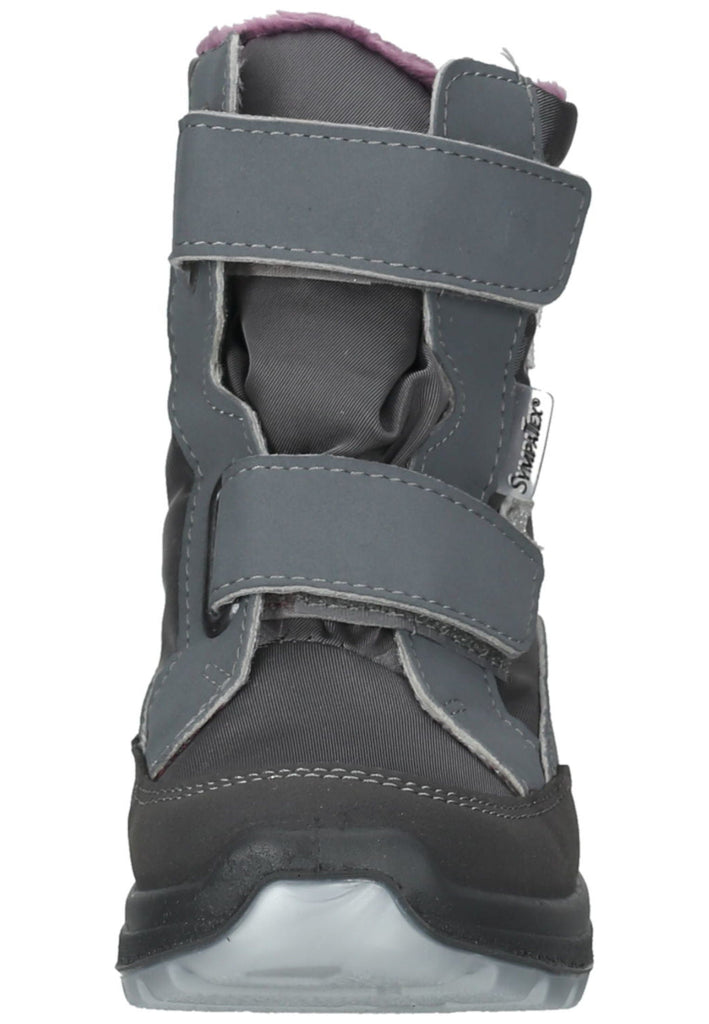 Ricosta Stiefelette Lederimitat/Textil Grau/Pink