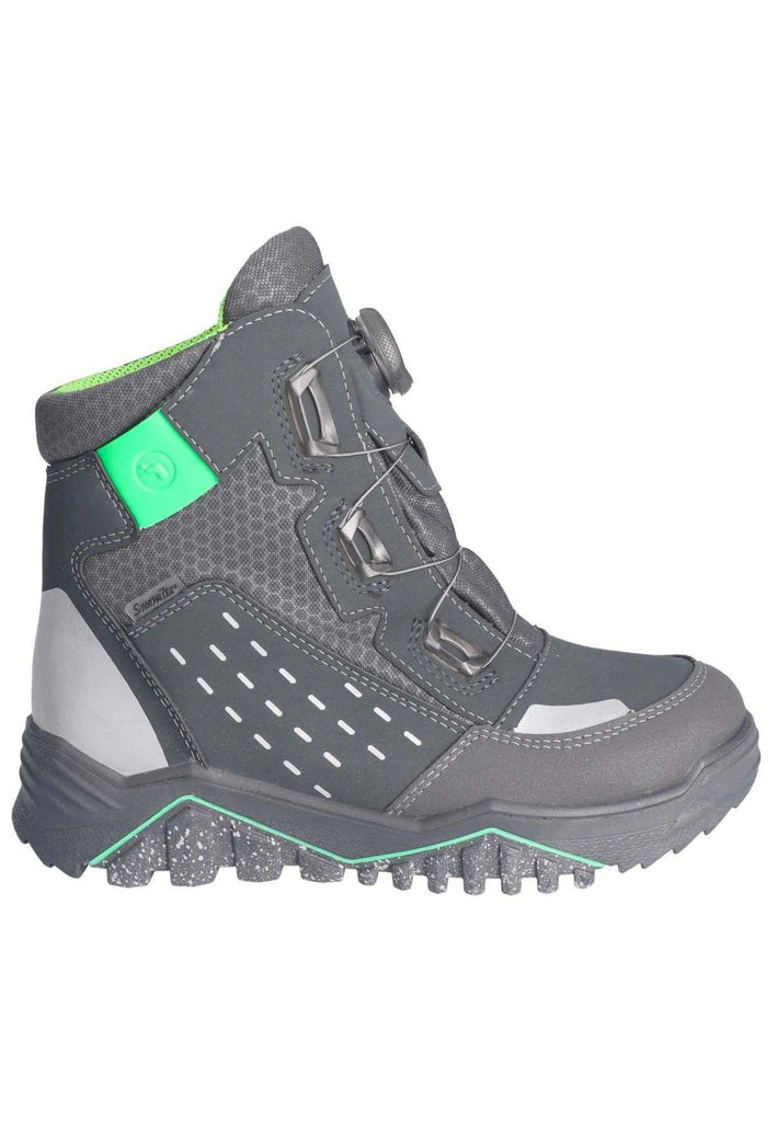 Ricosta Stiefelette Lederimitat/Textil Grau Warmfutter