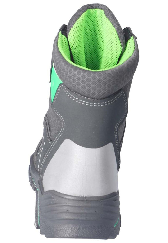 Ricosta Stiefelette Lederimitat/Textil Grau Warmfutter