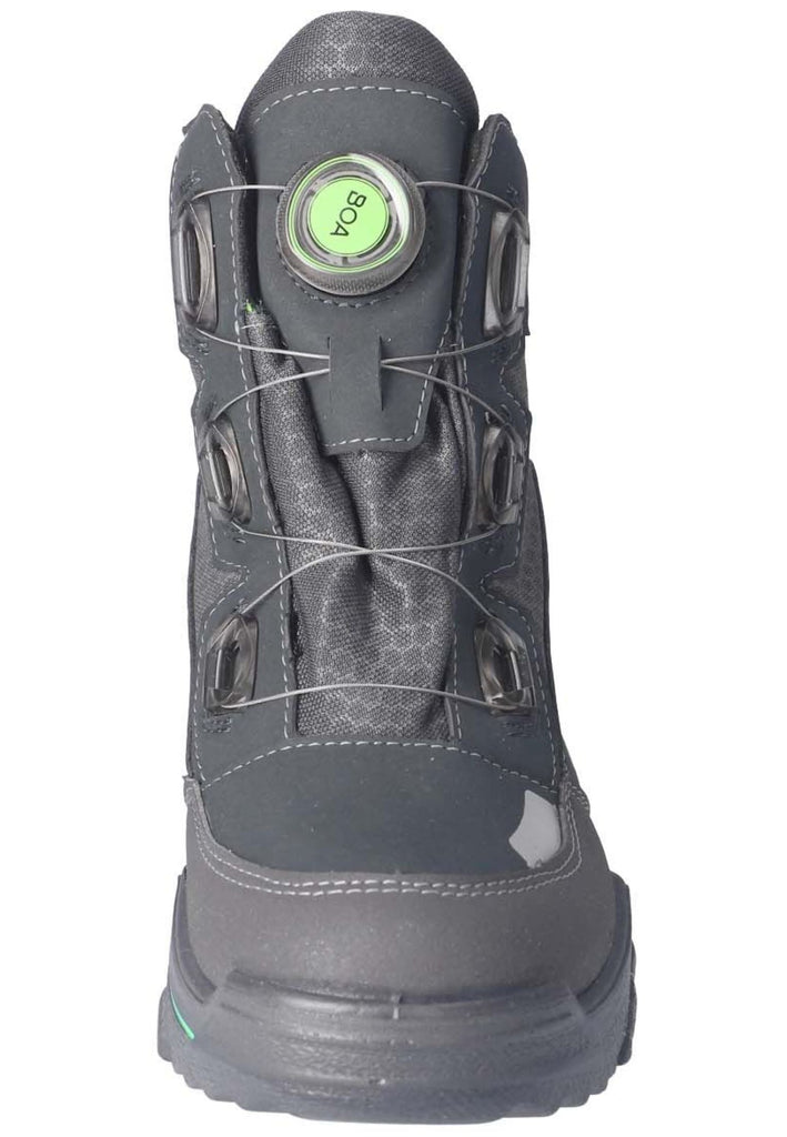 Ricosta Stiefelette Lederimitat/Textil Grau Warmfutter