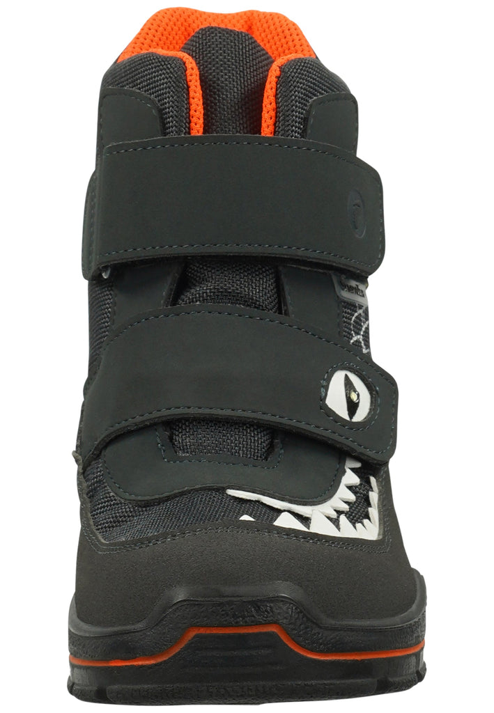 Ricosta Stiefelette Lederimitat/Textil Grau/Weiß Warmfutter