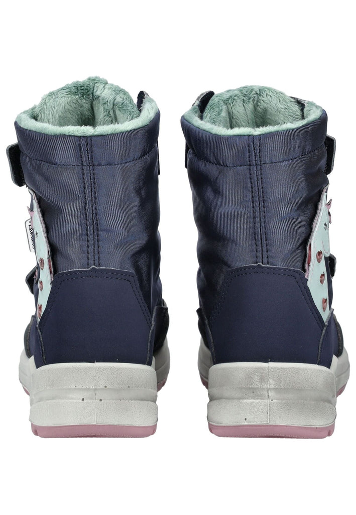 Ricosta Stiefelette Lederimitat/Textil Marine Warmfutter