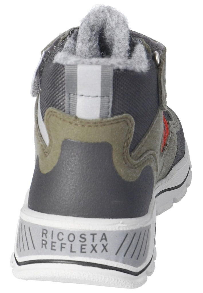 Ricosta Stiefelette Lederimitat/Textil Oliv Warmfutter
