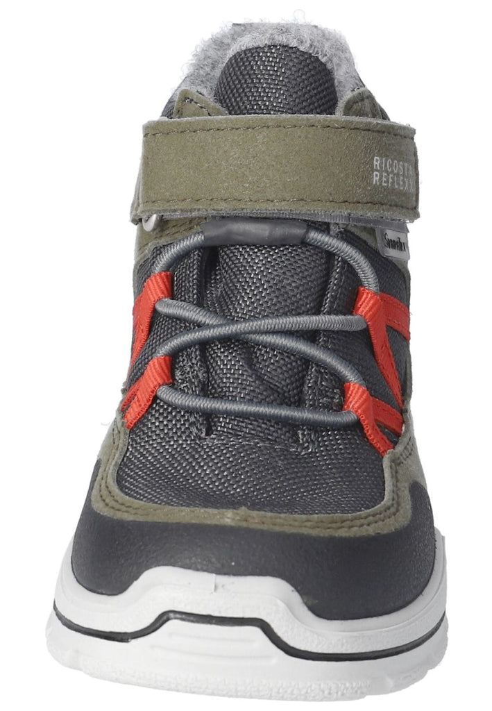 Ricosta Stiefelette Lederimitat/Textil Oliv Warmfutter