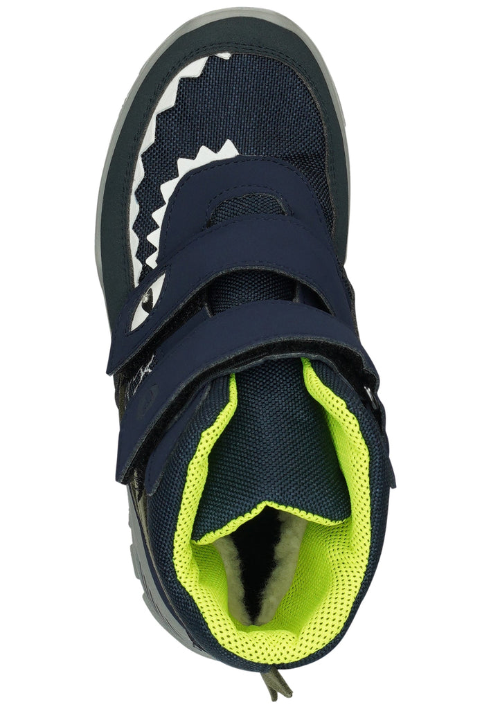 Ricosta Stiefelette Lederimitat/Textil Ozean Warmfutter