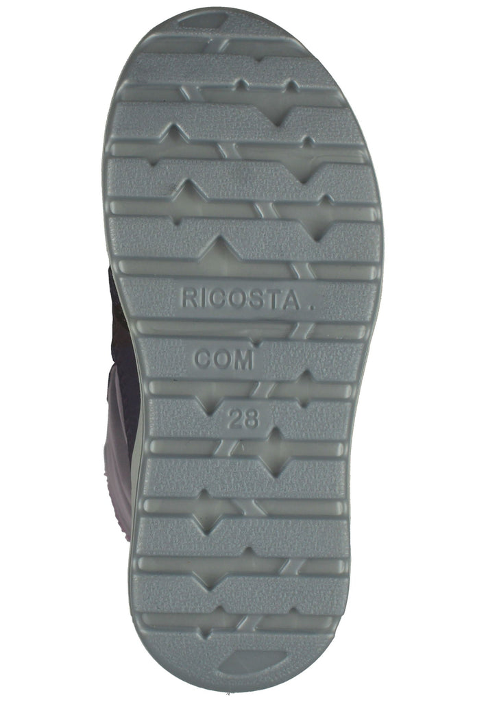 Ricosta Stiefelette Lederimitat/Textil Purple Warmfutter