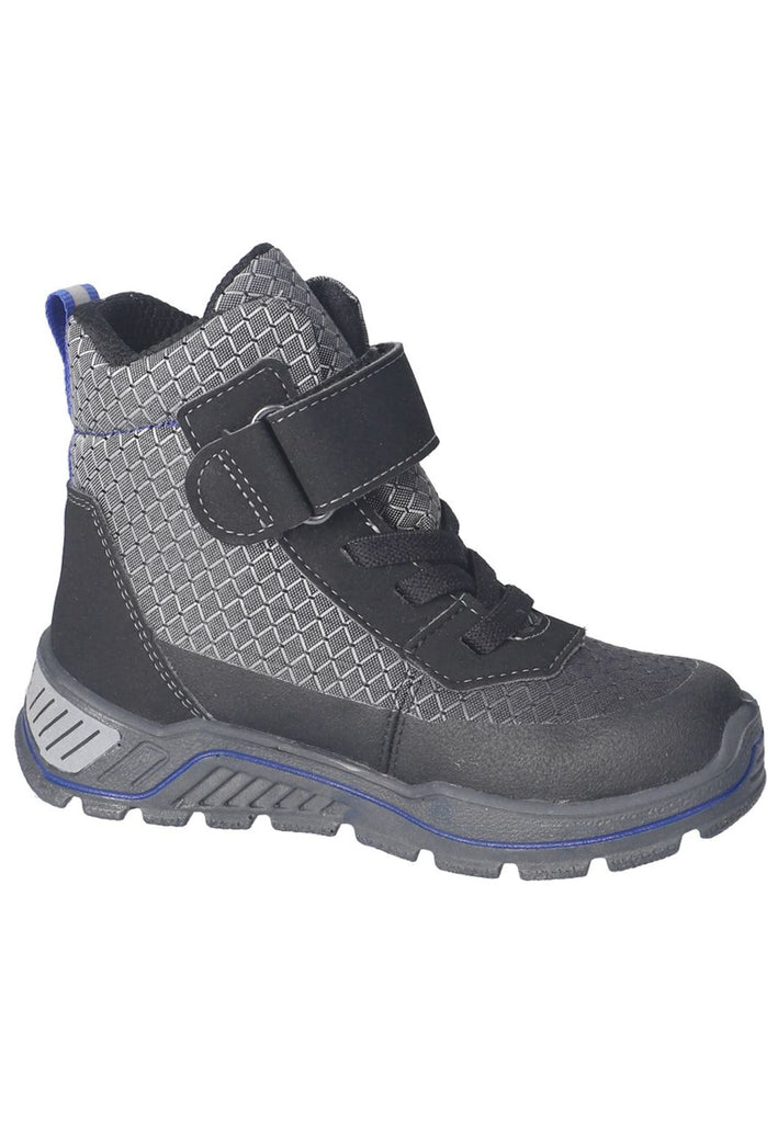 Ricosta Stiefelette Lederimitat/Textil Schwarz Warmfutter