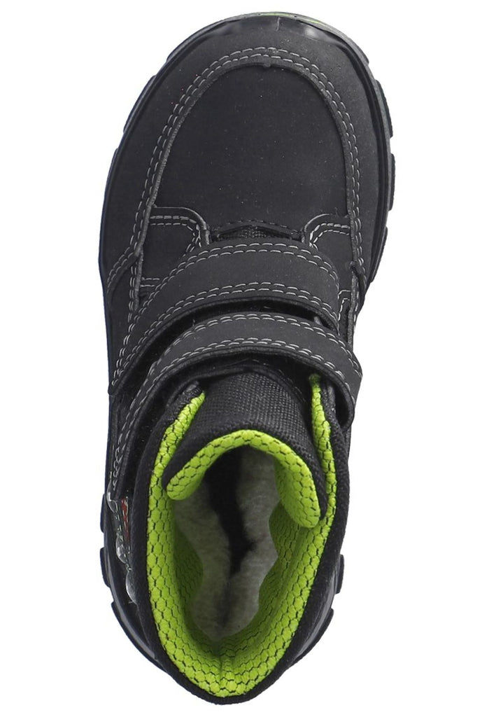 Ricosta Stiefelette Lederimitat/Textil Schwarz Warmfutter