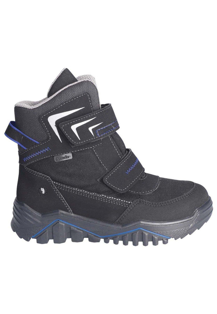 Ricosta Stiefelette Lederimitat/Textil Schwarz Warmfutter