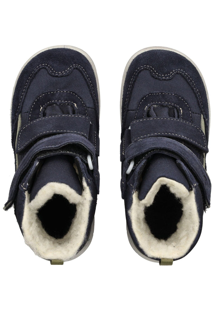 Ricosta Stiefelette Veolurs/Textil/Synthetik Dunkelblau Warmfutter