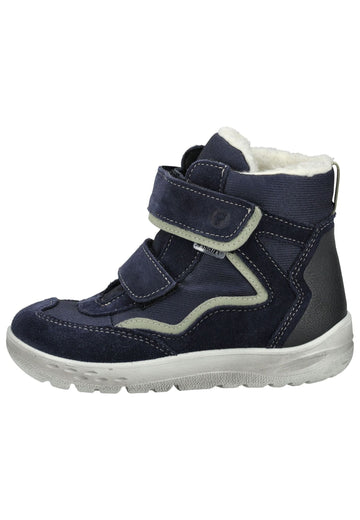 Ricosta Stiefelette Veolurs/Textil/Synthetik Dunkelblau Warmfutter