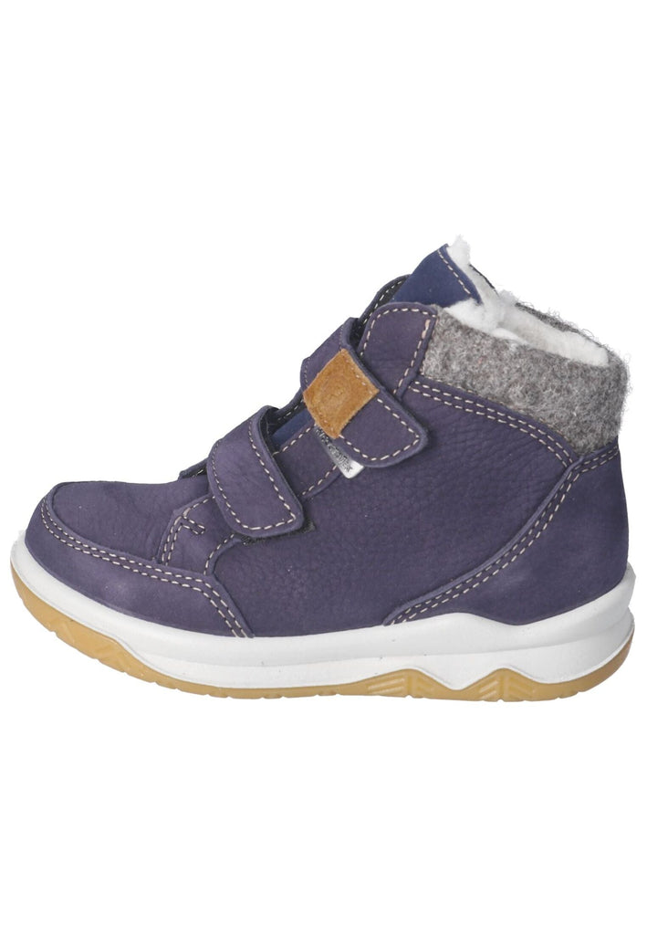 Stiefeletten Ricosta Stiefelette Leder/Textil Blau/Grau Warmfutter