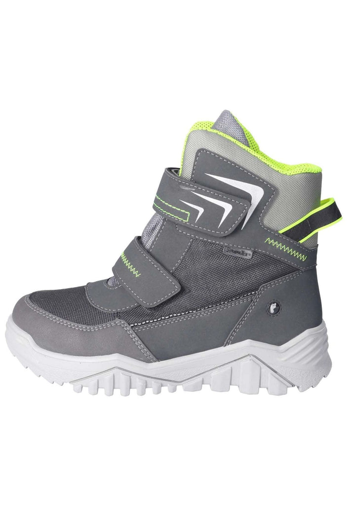 Stiefeletten Ricosta Stiefelette Lederimitat/Textil Carbon Warmfutter
