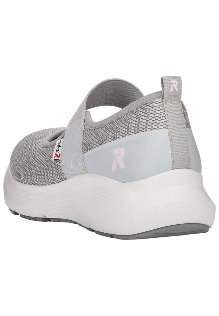 Rieker Ballerinas Textil Grau