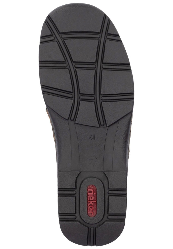 Rieker Halbschuhe Glattleder Braun