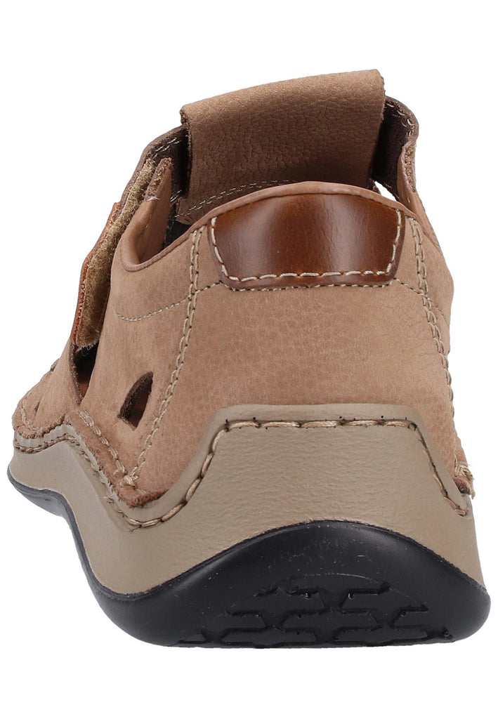 Rieker Halbschuhe Glattleder Camel