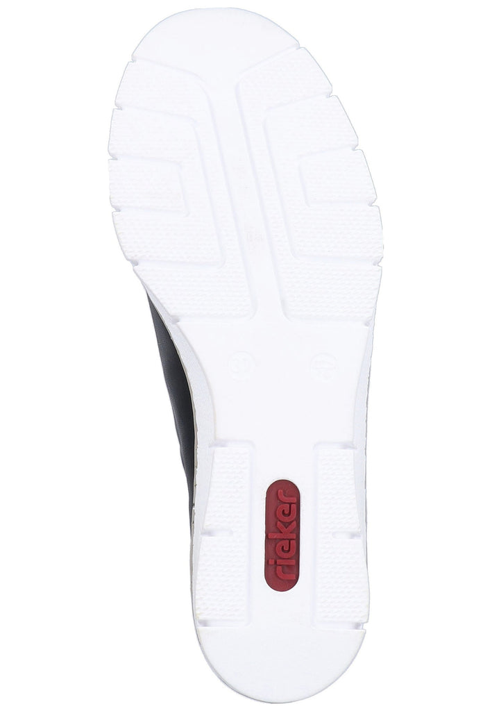 Rieker Halbschuhe Glattleder Navy