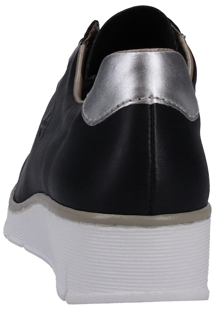 Rieker Halbschuhe Glattleder Navy