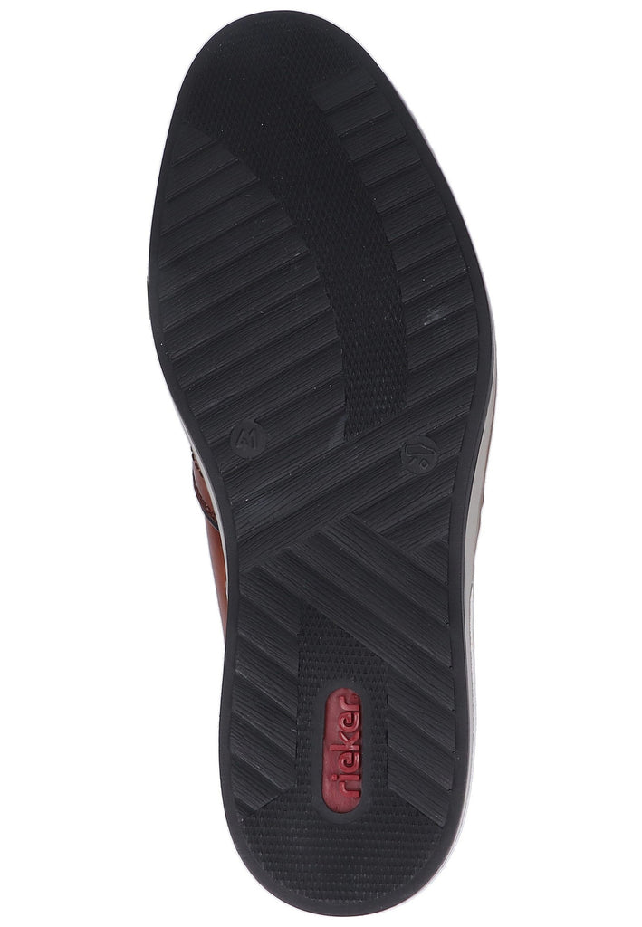 Rieker Halbschuhe Glattleder Nut