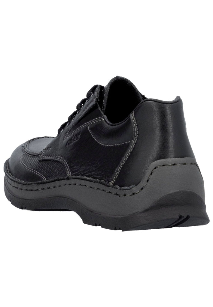 Rieker Halbschuhe Glattleder Schwarz